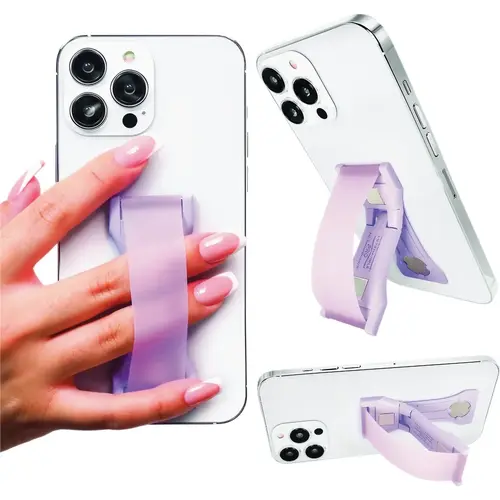 Cell Phone Grip Lavender Magnetic For All Mobile Devices Lavender