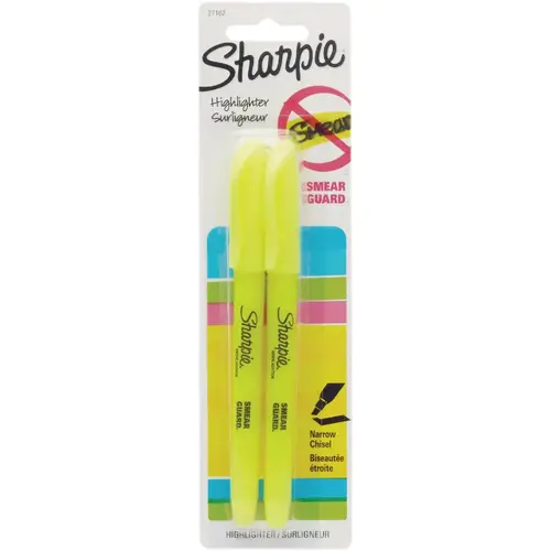 Accent Yellow Pocket-Style Highlighter (2-Pack)