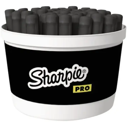 Pro Black Fine Tip Permanent Marker (52-Pack) Pro Black Fine Tip Permanent Marker (52-Pack)