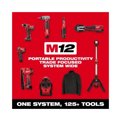 M12 Cordless Subcompact Impact Driver, Brushless Motor, 1/4 In., TOOL ONLY