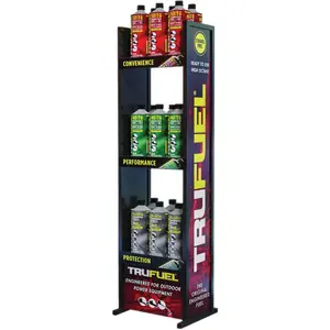 TruFuel 500811943526 13.5 In. 3-Tier Can Display Black