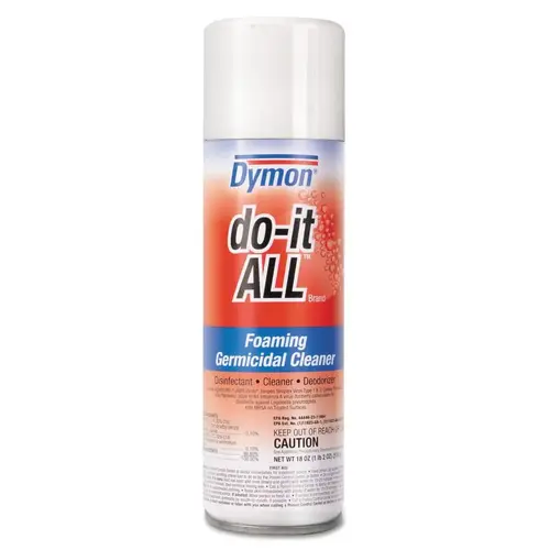 Do-it-ALL Germicidal Foaming Cleaner, 20 oz Aerosol Can, Lemon Scent Colorless - pack of 12 Do-it-ALL Germicidal Foaming Cleaner, 20 oz Aerosol Can, Lemon Scent Colorless - pack of 12