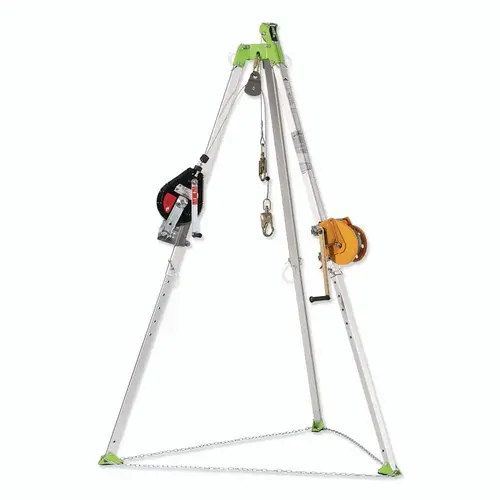 Confined Space Rescue System, 60 ft, SRL-R & Man Winch Silver Confined Space Rescue System, 60 ft, SRL-R & Man Winch Silver