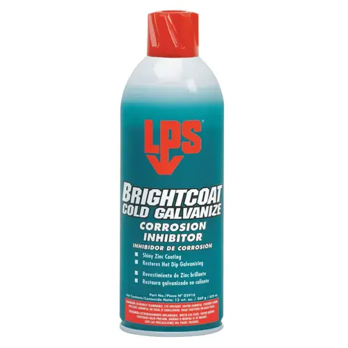 Bright Coat Cold Galvanize Corrosion Inhibitor, 16 oz Aerosol Can - pack of 12