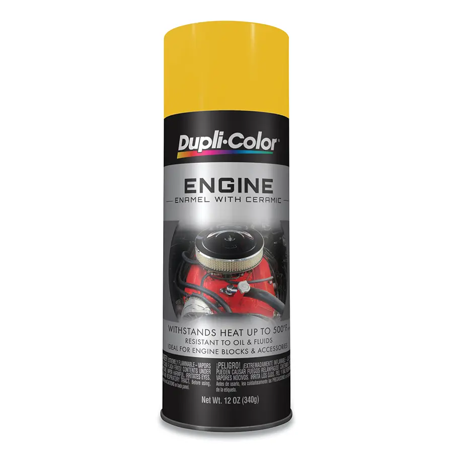 Dupli-Color Engine Enamel with Ceramic Paint 12 oz Daytona Yellow - pack of 6 EDE164207 Dupli-Color Engine Enamel with Ceramic Paint 12 oz Daytona Yellow - pack of 6 EDE164207