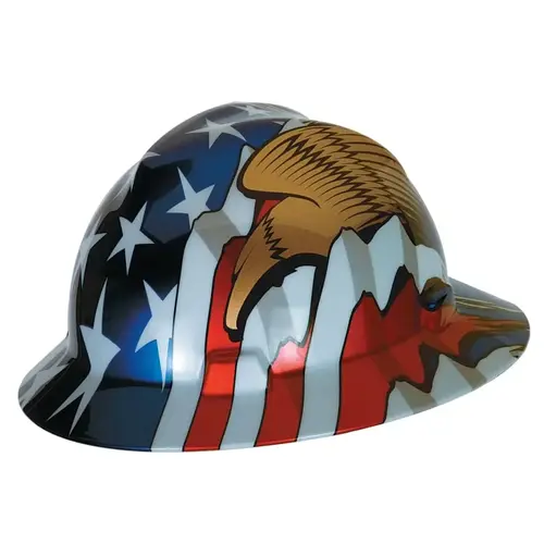 Freedom Series V-Gard Helmet, Fas-Trac III, Slotted, American Flag w/2 Eagles Red/White/Blue Freedom Series V-Gard Helmet, Fas-Trac III, Slotted, American Flag w/2 Eagles Red/White/Blue