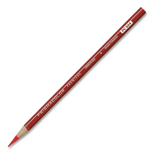 Premier  Soft Core Colored Pencil, Crimson Red - pack of 12