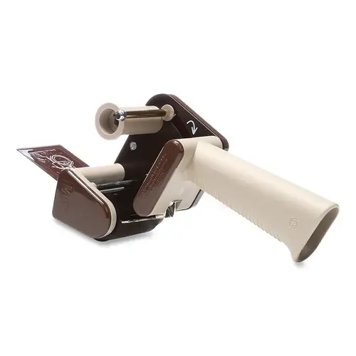 Box Sealing Tape Dispenser, H150, Low Noise, 2 in W, Gray