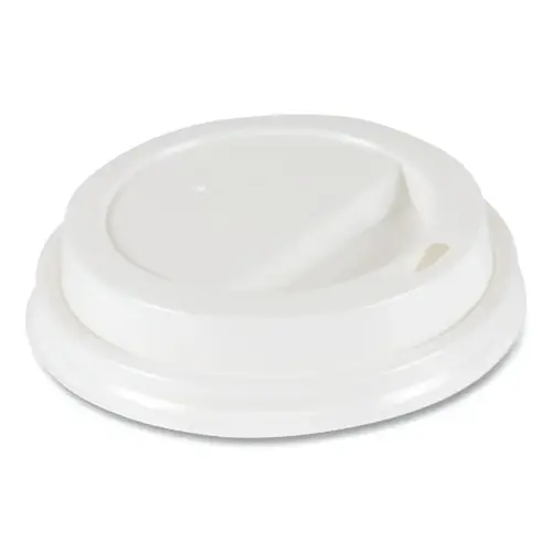 Deerfield Hot Cup Lids for 10oz - 20oz Cups, White, Plastic, 50/Pack - pack of 20 Deerfield Hot Cup Lids for 10oz - 20oz Cups, White, Plastic, 50/Pack - pack of 20