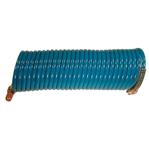 Stowaway Heavy-Duty Nylon Air Hoses, 3/8 in I.D., 25 ft Blue - pack of 20 Stowaway Heavy-Duty Nylon Air Hoses, 3/8 in I.D., 25 ft Blue - pack of 20