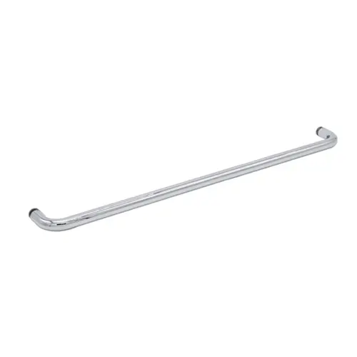 24" Single-Sided Towel Bar Tubular No Washers - Polished Chrome 24" Single-Sided Towel Bar Tubular No Washers - Polished Chrome