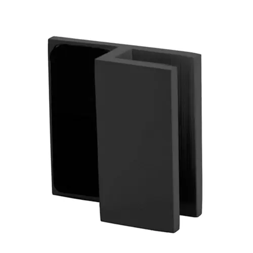 Square Swinging Shower Door Stop - Matte Black