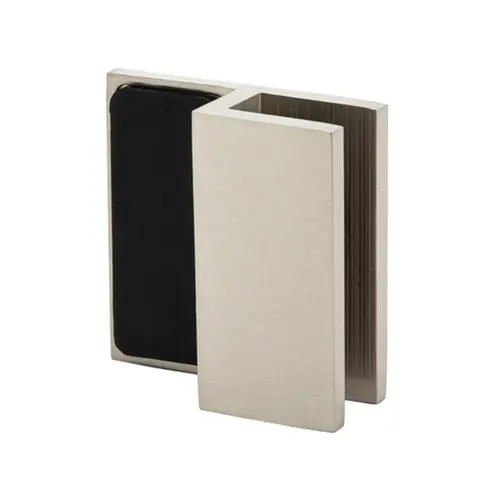 Square Swinging Shower Door Stop - Brushed Nickel Square Swinging Shower Door Stop - Brushed Nickel