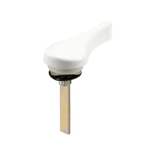 Sliding Door Latch Lever - 1-3/8" Tail - White Finish (Single Pack) Sliding Door Latch Lever - 1-3/8" Tail - White Finish (Single Pack)