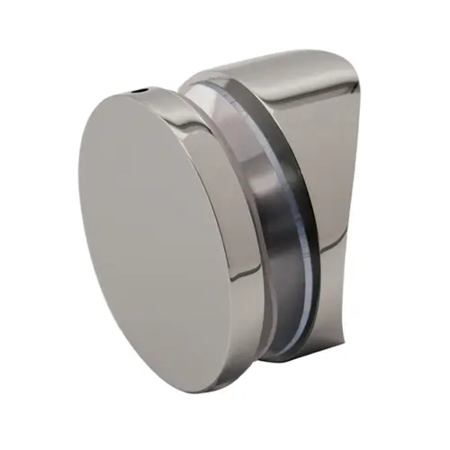 Pacifica Series Fixed Panel Standoff Connector - Brushed Nickel Pacifica Series Fixed Panel Standoff Connector - Brushed Nickel