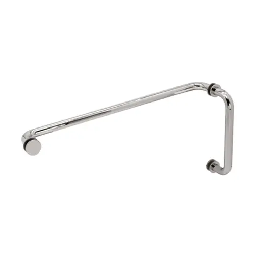 6" Pull 18" Towel Bar Combo With Metal Washers - Polished Nickel 6" Pull 18" Towel Bar Combo With Metal Washers - Polished Nickel