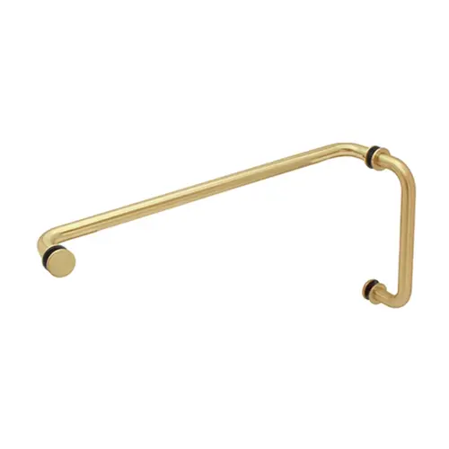 6" Pull 18" Towel Bar Combo With Metal Washers - Satin Brass 6" Pull 18" Towel Bar Combo With Metal Washers - Satin Brass