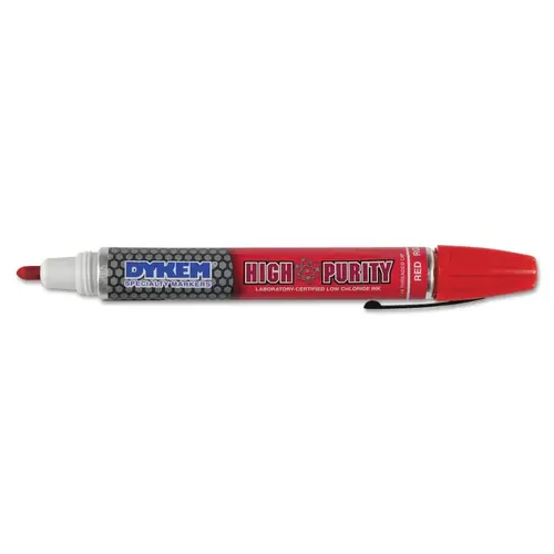 High Purity 44 Marker, Red, Medium, Threaded Cap - pack of 12 High Purity 44 Marker, Red, Medium, Threaded Cap - pack of 12