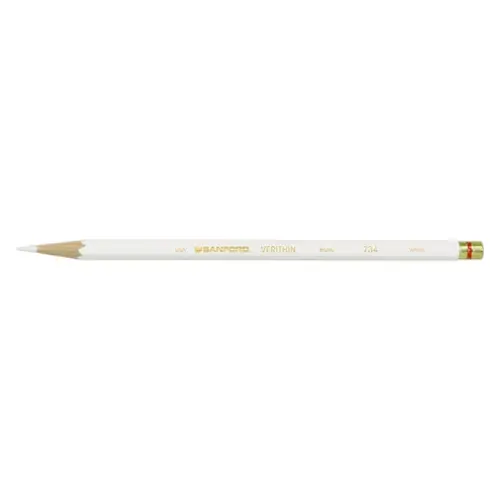 Verithin Art Pencil, Hard, White - pack of 12