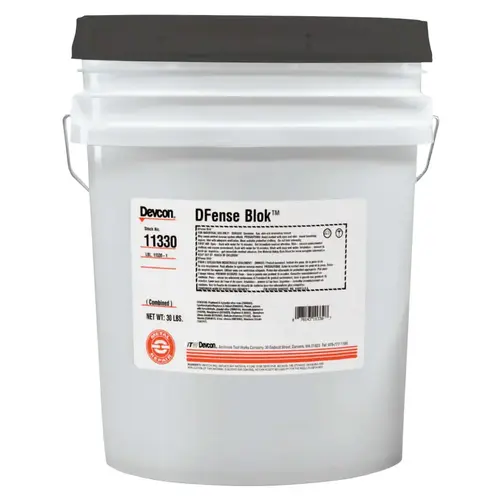 DFense Blok Wearing Compound Sealants, 30 lb Container, Gray DFense Blok Wearing Compound Sealants, 30 lb Container, Gray