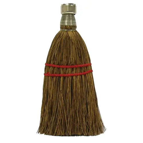 Whisk Brooms, 7 in Trim L, Palmetto Fill Brown