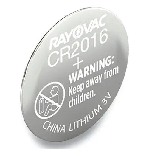 Lithium Coin Batteries, CR2016, 3V - pack of 10