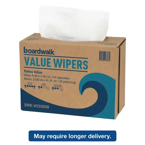 DRC Wipers, White, 9 1/3 x 16 1/2, 9 Dispensers of 100 DRC Wipers, White, 9 1/3 x 16 1/2, 9 Dispensers of 100