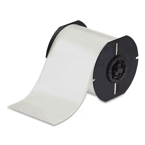 B30 Series Continuous Indoor/Outdoor Vinyl Label, 4 in x 100 ft, Clear B30 Series Continuous Indoor/Outdoor Vinyl Label, 4 in x 100 ft, Clear