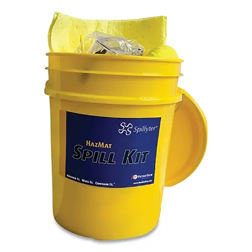 Sorbent Bucket Spill Kit, Hazmat Sorbent Bucket Spill Kit, Hazmat