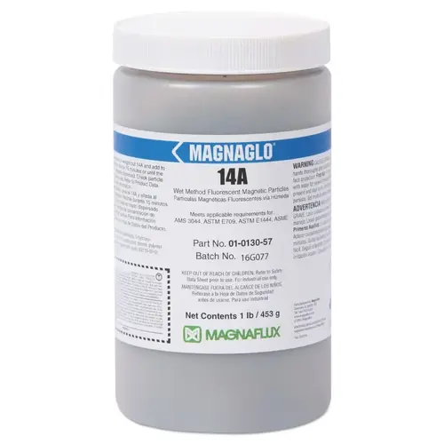 Magnaglo  14A Wet Method Fluorescent Magnetic Particle, 1 lb Container, Brown