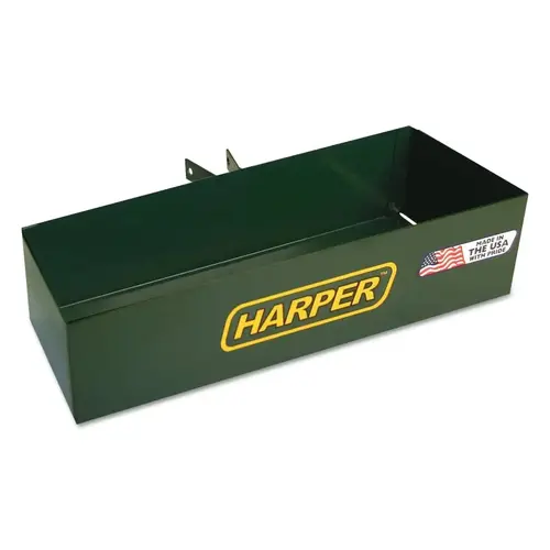 Tool Boxes, Bolt On, Steel, 14 /14 in L x 5 in W x 3 in D, Green Tool Boxes, Bolt On, Steel, 14 /14 in L x 5 in W x 3 in D, Green
