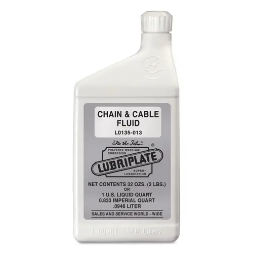 Chain & Cable Fluids, 2 lb Bottle Amber - pack of 12
