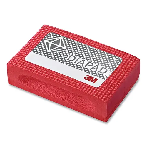 Flexible Diamond Hand Laps 6200J, 2-1/4 in x 3-3/4 in, M74, Red - pack of 10