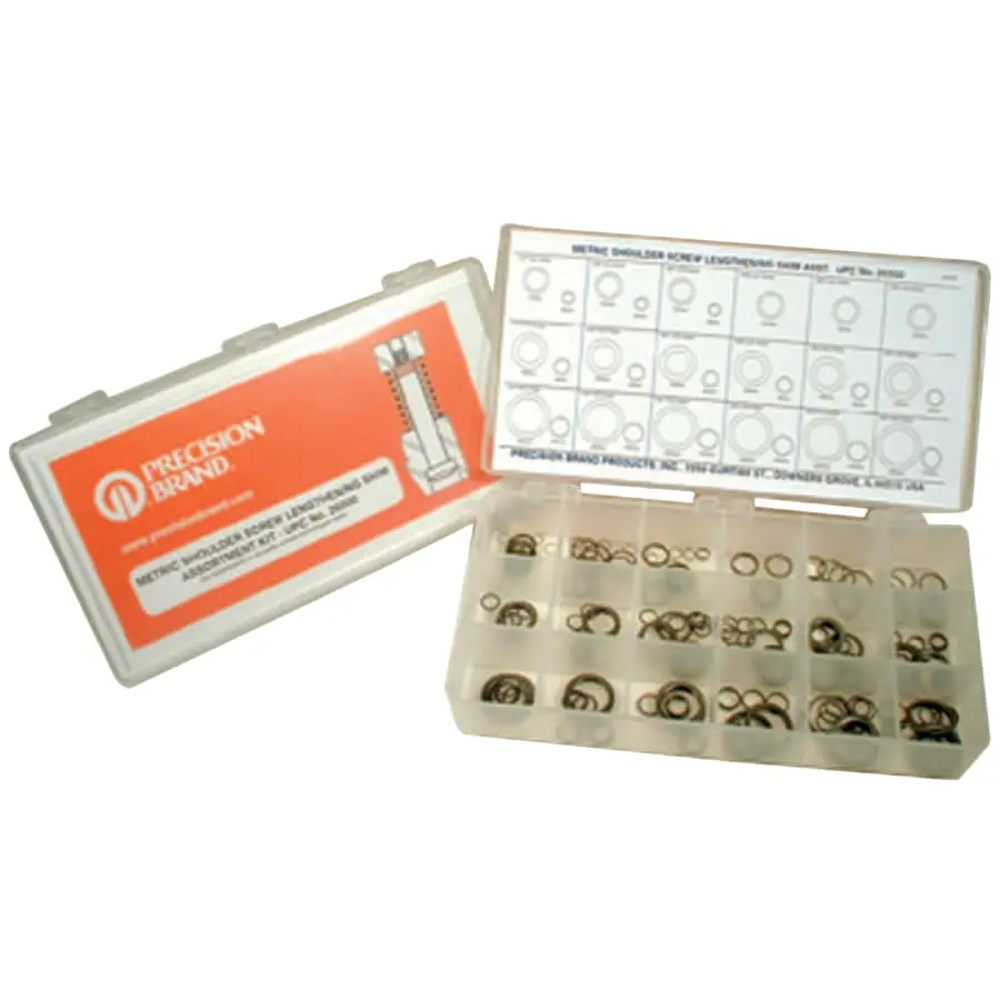Precision Brand Lengthening Shim Assortments 4.95 ID 5.96 OD - 15.50 ID 19.93mm OD 330/Set 26500 Precision Brand Lengthening Shim Assortments 4.95 ID 5.96 OD - 15.50 ID 19.93mm OD 330/Set 26500