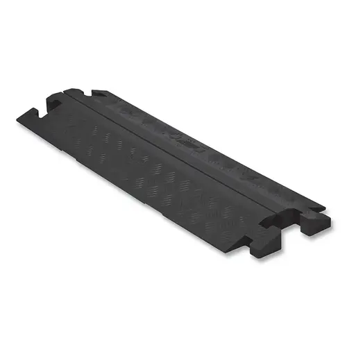 Linebacker 1-Channel General Purpose Drop-Over Cable Protector, 1.6 in H x 11.5 in W x 36 in L, Split-Top, Black Linebacker 1-Channel General Purpose Drop-Over Cable Protector, 1.6 in H x 11.5 in W x 36 in L, Split-Top, Black