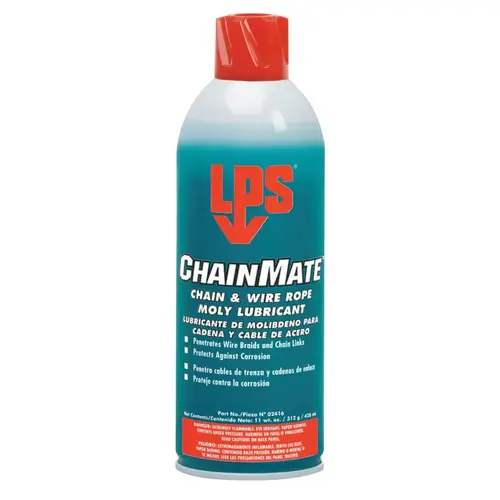 ChainMate Chain & Wire Rope Lubricant, 16 oz Aerosol Can Gray - pack of 12 ChainMate Chain & Wire Rope Lubricant, 16 oz Aerosol Can Gray - pack of 12