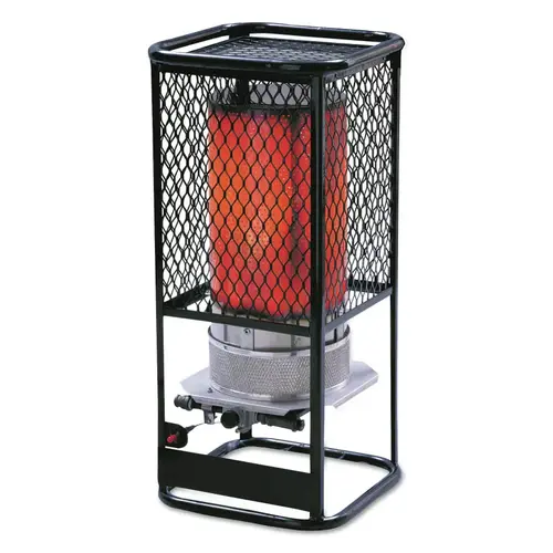 Portable Radiant Heater, 125,000 Btu/h, 17 h Portable Radiant Heater, 125,000 Btu/h, 17 h