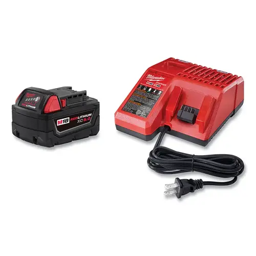 M18 REDLITHIUM XC5.0 Starter Kit, 12 V and 18 V, Lithium-ion Pair M18 REDLITHIUM XC5.0 Starter Kit, 12 V and 18 V, Lithium-ion Pair