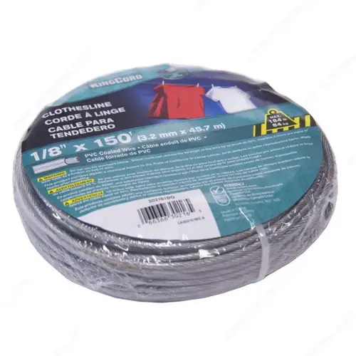 PVC Coated Clothesline Wire Clear PVC Coated Clothesline Wire Clear