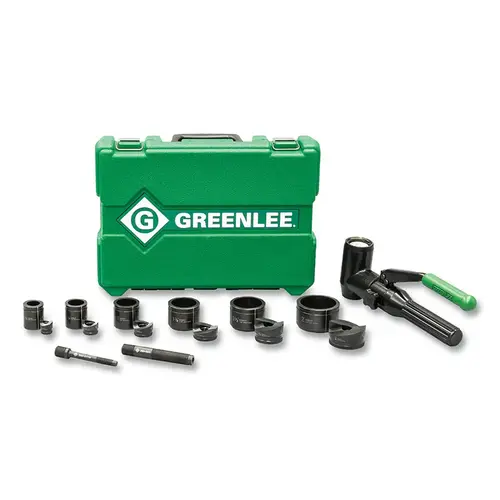 Quick Draw Hydraulic Punch Kits, 7/8 in to 2-3/8 in, 10 gauge (mild steel) Quick Draw Hydraulic Punch Kits, 7/8 in to 2-3/8 in, 10 gauge (mild steel)