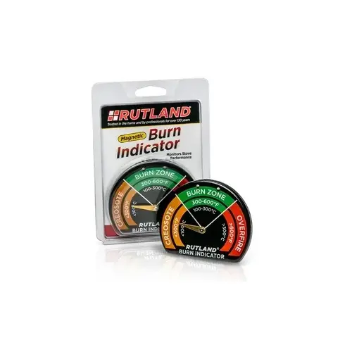 Magnetic Stove Thermometer Burn Indicator Red