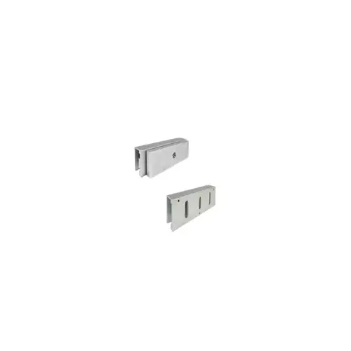 Glass Door Mounting Kit for E1200 Maglock, 2-1/2" x 1-1/2" x 8-1/2", Field Adjustable for 1/2", 5/8" and 3/4" Glass Herculite Doors, 628/US28 Satin Aluminum Glass Door Mounting Kit for E1200 Maglock, 2-1/2" x 1-1/2" x 8-1/2", Field Adjustable for 1/2", 5/8" and 3/4" Glass Herculite Doors, 628/US28 Satin Aluminum