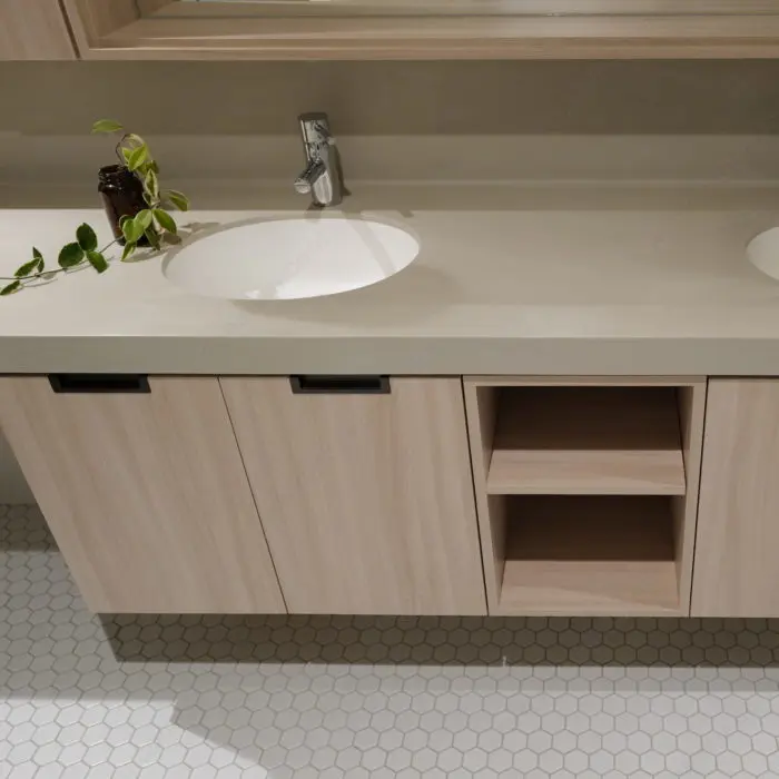 Meganite Sink - ADA Oval BS7810 Ivory MSSBS7810IV