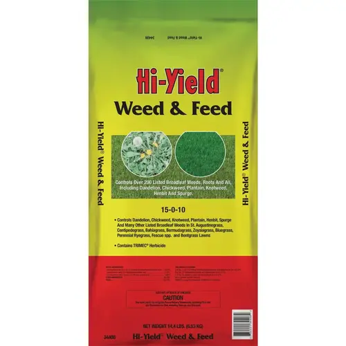 Lawn Fertilizer Weed & Feed For Multiple Grass Types 4000 sq ft Lawn Fertilizer Weed & Feed For Multiple Grass Types 4000 sq ft