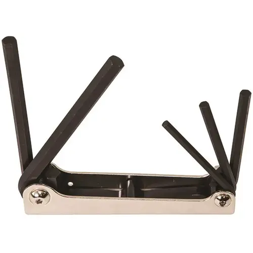 Folding Hex Tools, 5 per fold-up, Hex Tip, Inch Folding Hex Tools, 5 per fold-up, Hex Tip, Inch
