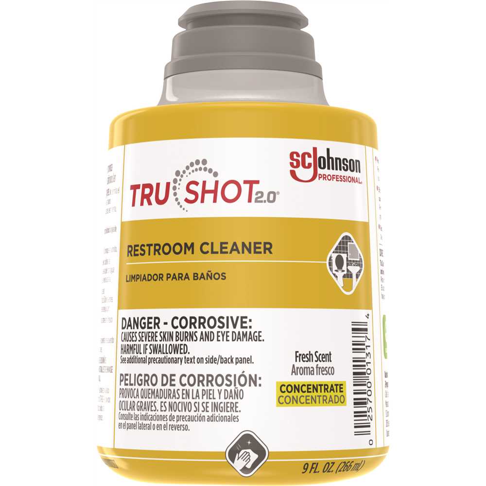 SC JOHNSON 379844 Sc Johnson Professional Trushot 2.0 Restroom Cleaner 4x9 Fl. Oz Case Of 4 Colorless