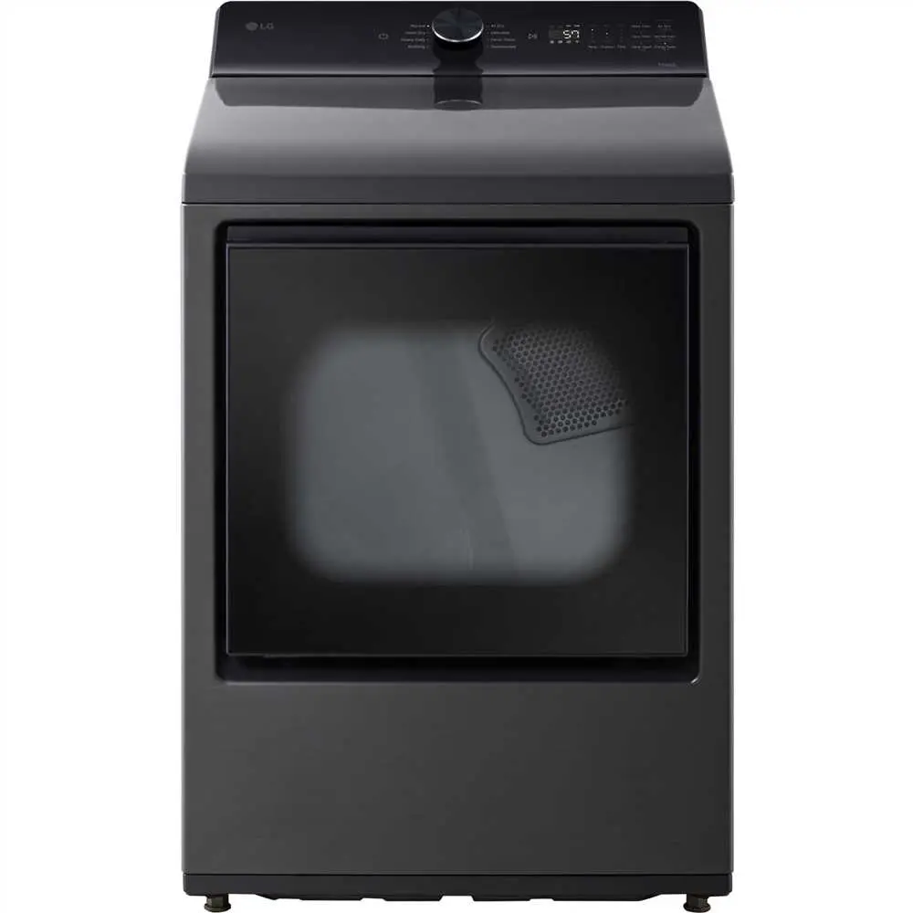 LG Electronics Lg 7.3-Cu. Ft. Ultra Large Capacity Smart Gas Dryer In Platinum Black DLG8201L