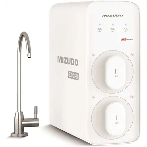 Mizudo Pureflo 600 Gpd 8-Stage Reverse Osmosis Filtration System Mizudo Pureflo 600 Gpd 8-Stage Reverse Osmosis Filtration System