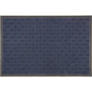 Floortex NREMFLLV0108 Floortex Doortex  Ribmat Entrance Mat Blue 36"x60"