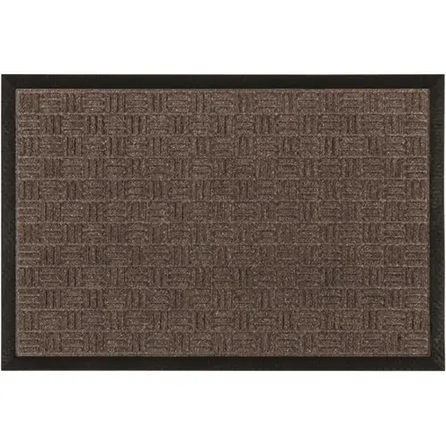 Floortex Doortex  Ribmat Entrance Mat Brown 24"x36"